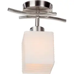 CASA BONITA - Lámpara Para Techo Asturias 1 Luz Rosca E27 Satín