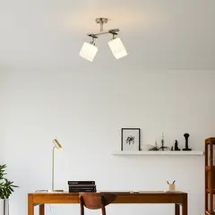 CASA BONITA - Lámpara De Techo Asturias 2 Luces E27