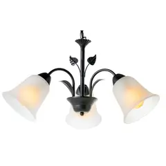 undefined - Lampara Colgante 3 Luces E27 Vidrio