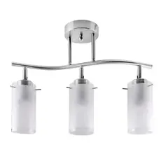 CASA BONITA - Lámpara De Techo Metal Vidrio 3 Luces E27