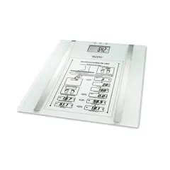 TEZZIO - Báscula Digital Vidrio 5 Funciones 150 Kg