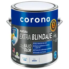 CORONA - Pintura para Exterior Extra blindaje Blanco 1 Galón