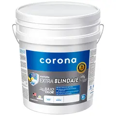 CORONA - Pintura para Exterior Extra blindaje Blanco 5 Galones