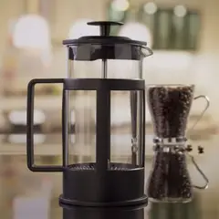 JUST HOME COLLECTION - Cafetera Prensa Francesa a Presión en Vidrio de 350ml