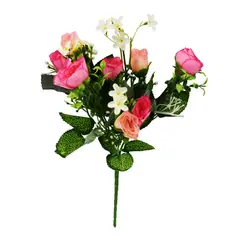 DISTRI ABC - Ramo Artificial Rosas Mini Colores Surtidos