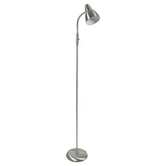 undefined - Lámpara De Pie Plata Melissa 1 Luz E27 Metal