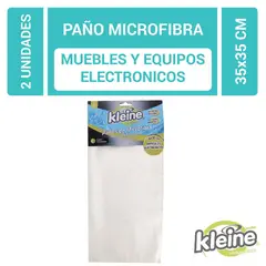 KLEINE WOLKE - Set x 2 Paño Microfibra Muebles 35 x 35 cm
