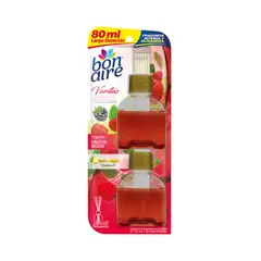 BONAIRE - Ambientador Varitas Aromatizantes Frutos Rojos 2 Unidades x 80 ml Cada Uno