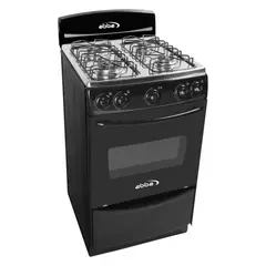 ABBA - Estufa de Piso con Horno Gas Propano 51 cm 4 Puestos Negro AB 101-5 N