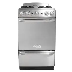 ABBA - Estufa de Piso con Horno Gas Natural 51cm 4 Puestos Gris AB 201-5M N PL