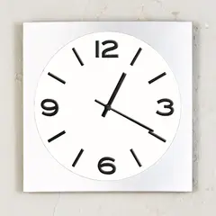 TEZZIO - Reloj Silver Classic Blanco 35 Cm