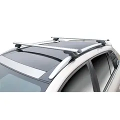 AUTOSTYLE - Juego De 2 Barras Para Techo 132 Cm Aluminio