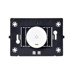 LEGRAND - Pulsador Timbre Redondo Blanco