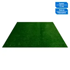 JUST HOME COLLECTION - Pasto Grama Sintética 50x70 cm Espesor 7mm Verde