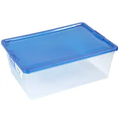 REYPLAST - Caja Modubox 26x13x38 Cm 10.3 Litros Transparente
