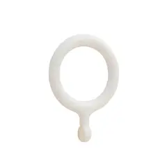 JUST HOME COLLECTION - Set de 6 Argollas Española 25 Mm Blanca