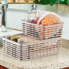 RIMAX - Canasta Mediana de 4 Litros Taupe