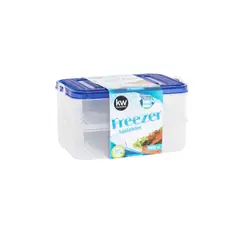 KW - Recipiente x2 Unidades Rectangular 2600ml Freezer