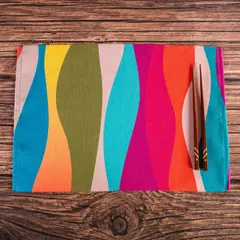 TELAIO - Individual Estampado Ondas