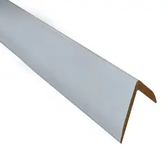 HOLZTEK - Esquinero Mate Blanco 2.6x2.6cm 2.4m