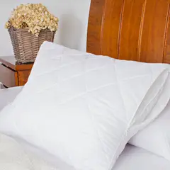 CASA BONITA - Set de 2 Protector Almohada 50x70 cm 132 Hilos Acolchado