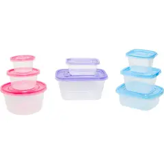 CASA BONITA - Set De 20 Recipientes Con Tapa Clic