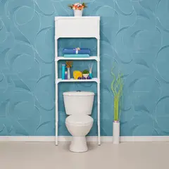SENSI DACQUA - Organizador Mueble Cisterna Con Gabinete Para Baño 168 x 20 x 59 Cm