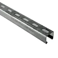 PROELECTRICOS - Riel Chanel Perforado 4X4 Cm X 3 Mts