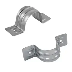 PROELECTRICOS - Grapa 2 Doble Oreja X 5Und Galvanizada