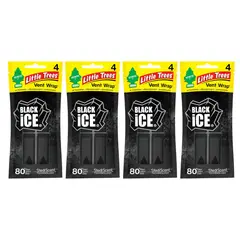 LITTLE TREES - Ambientador Vent Wrap Black Ice X 4