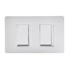BTICINO - Interruptor Doble Conmutable Luzica Blanco