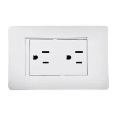 BTICINO - Toma Doble P/T Blanca Luzica