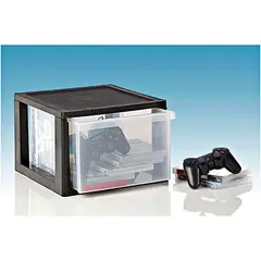 VANYPLAS - Cajonero de Mesa 1 Cajón Grande Negro
