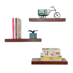 JUST HOME COLLECTION - Repisa Entamborada Caoba 79.5x29.5x5 cm
