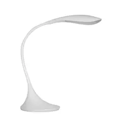 JUST HOME COLLECTION - Lámpara de Escritorio con LED Integrado Encendido Tactil 480 Lúmenes 4.5w Dimerizable Blanco y Certificado
