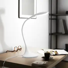 undefined - Lámpara De Escritorio Led Integrado 480 Lúmenes 4.5w Toque Dimerizable Blanca