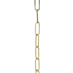 FIXSER - Cadena Decorativa 2.9 Mm Niquel Dorado X 3 M