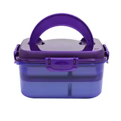 POLIMES - Lonchera Clip Cuadrada Purpura