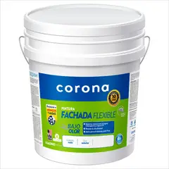 CORONA - Pintura para Exterior Flexible Blanco 5 Galones