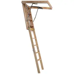 ACKER - Escalera de Altillo Mansarda 60x110cm 2.7m 150kg