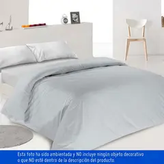 CASA BONITA - Duvet Basic Blanco Microfibra
