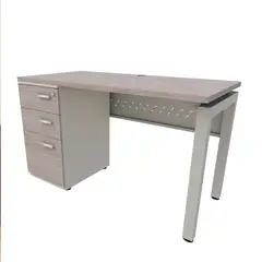 INDUSTRIAS CRUZ - Escritorio 73x120x60cm con Archivador Gris