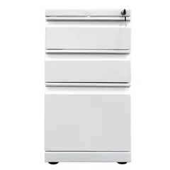 INDUSTRIAS CRUZ - Archivador 3 Cajones 69x37x50cm Blanco