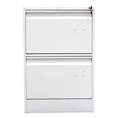 INDUSTRIAS CRUZ - Archivador 2 Gavetas 73x47x60cm Blanco