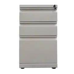 INDUSTRIAS CRUZ - Archivador 3 Cajones 69x37x50cm Gris Atardecer