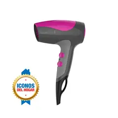 REMINGTON - Secador de cabello de viaje con cerámica, Iones y tumarlina D5000 (110) F