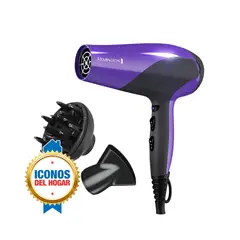 REMINGTON - Secador de cabello Power Shine con cerámica, Iones y turmalina D3190-110F