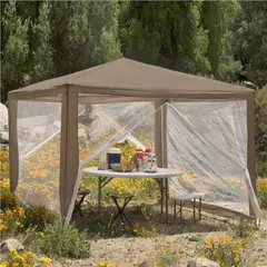 KLIMBER - Toldo Comedor Taupe 3 X 3 Mt