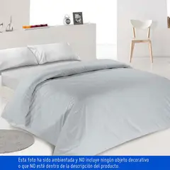 CASA BONITA - Duvet Basic Extra Doble 220x230 Cm Blanco Microfibra
