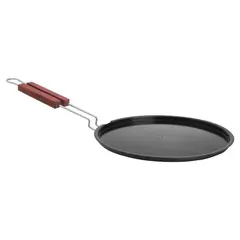 MR BEEF - Molde De Pizza Para Asador Plegable Mango En Madera 31 Cm